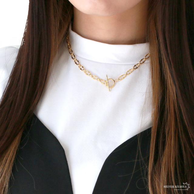チェーンネックレスネックレス シルバー925 ゴールド 18kgp 18k