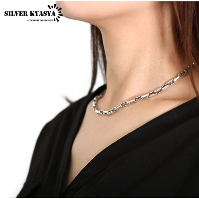 SILVER925 イタリア製ボックスチェーンネックレス シルバー 銀 40cm SILVER925 イタリア製ボックスチェーンネックレス シルバー 銀 40cm