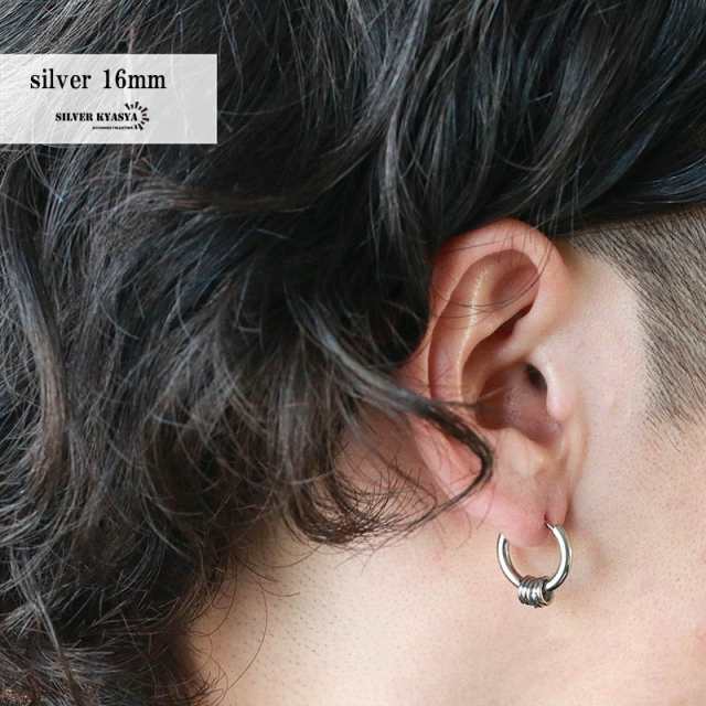 5連 ピアス ステンレス 金属アレルギー対応 ゴールド シルバー16ｍｍ