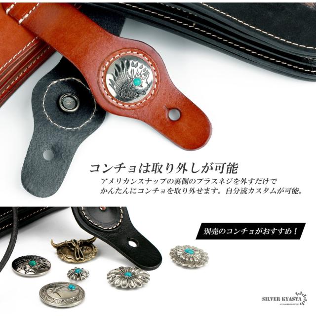 本革 レザーウォレット 深堀り カービング 牛革 二つ折り ネイティブ