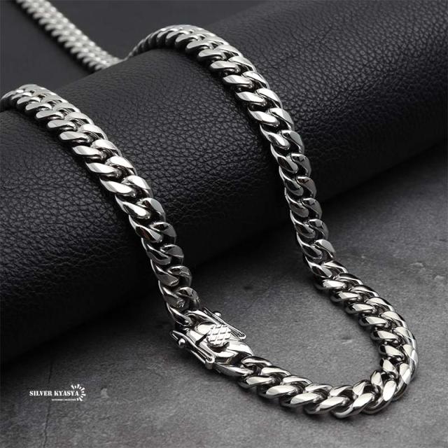 スターリングシルバー 4 8mm カーブキューバリンクチェーンネックレス ニッケルフリー イタリア製 16 30インチ Sterl 並行輸入品