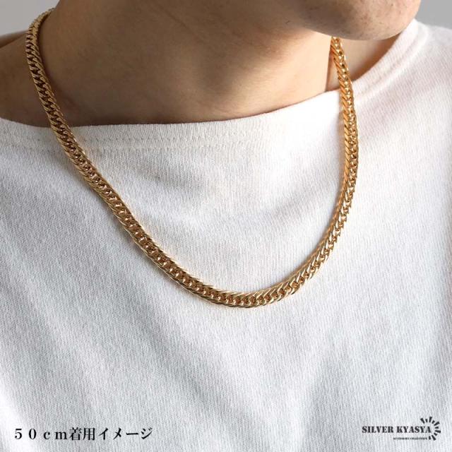 純チタン製 軽い ダブル喜平チェーンネックレス 喜平ネックレス チタン