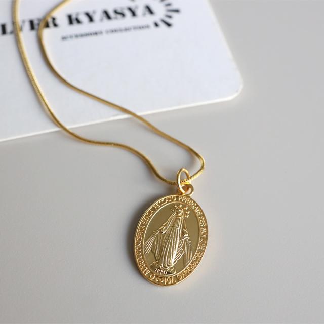 シルバージュエリー ネックレス　マリア ネックレス シルバー925マリアネックレス メンズ レディース 不思議の