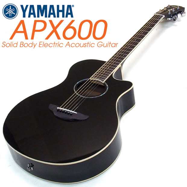 ヤマハ エレアコ YAMAHA APX600 BL アコースティックギター【ストラップ・ピック2枚・ケーブルプレゼント！】【ブラック】【アコギ初心者