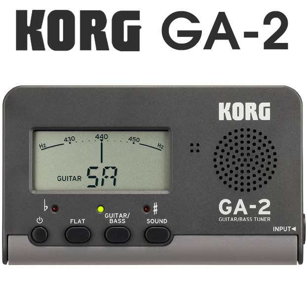 KORG ギターベースチューナー GA-2 【ネコポス(np)送料無料(ポスト投函)】【旧速達メール便】の通販はau PAY マーケット - Ebi  Sound