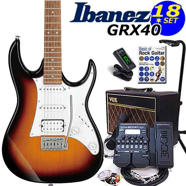 Ibanez アイバニーズ GRX40 TFBエレキギター初心者 18点入門セット