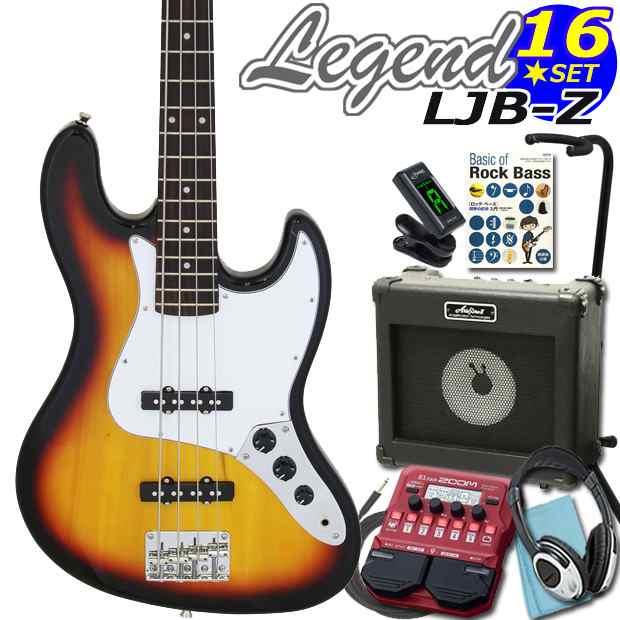 LEGEND レジェンド LJB-Z TT Black ベース 初心者12点セット ジャズ