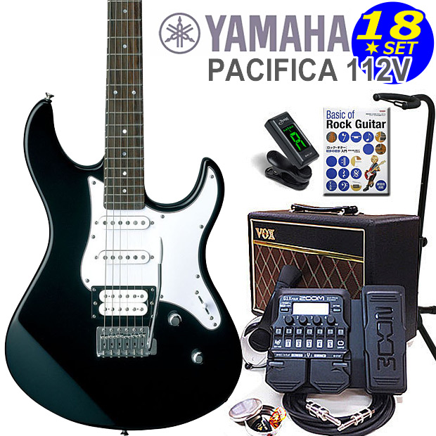 エレキギター初心者入門 YAMAHA ヤマハ PACIFICA 112V/BL 18点セット【エレキ ギター初心者】の通販は