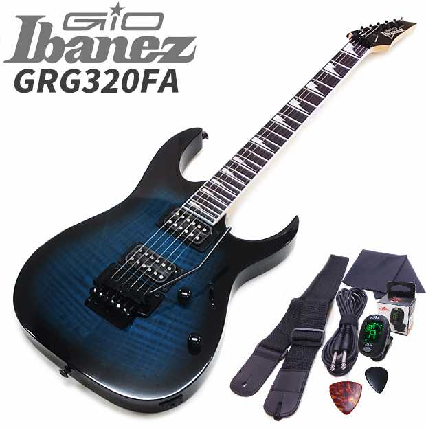 Gio Ibanez GRG320FA TBS アイバニーズ エレキギター アクセサリーセット【初心者】【入門】