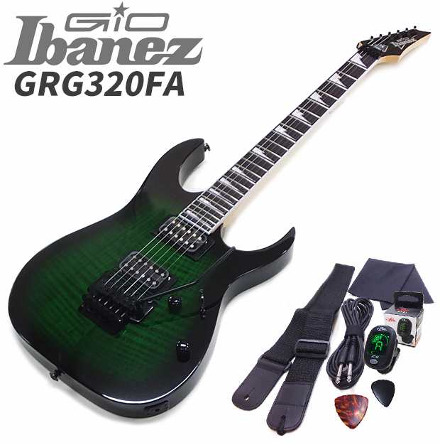 Gio Ibanez GRG320FA TEB アイバニーズ エレキギター アクセサリーセット【初心者】【入門】