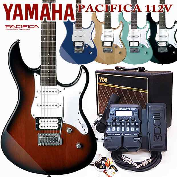 エレキギター初心者入門 YAMAHA ヤマハ PACIFICA 112V/112VM VOXアンプとG1XFour付き入門18点セット