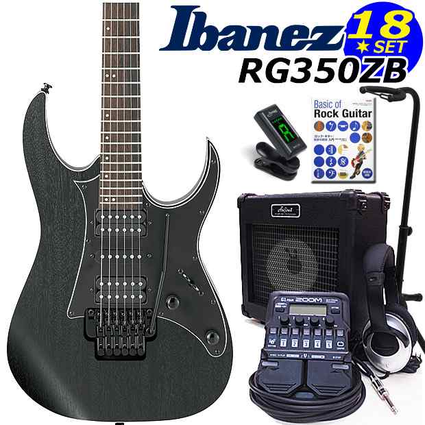 Ibanez アイバニーズ RG350ZB WK エレキギター 初心者セット18点　ZOOM G1Four付き