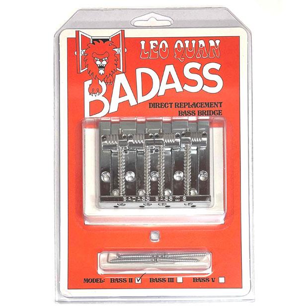 ALL PARTS BADASS バダス BASS II Chrome BB-3342-010 Leo Quan Badass Bass II 4-string Bass Bridge Grooved Saddlesの通販は