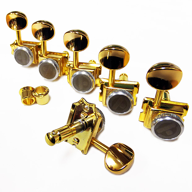 GOTOH ゴトー ギター ペグ SD91 MG-T マグナムロックトラッド 05M G(ゴールド) L6 片側タイプ　6個セット 【SD91MG-05M/G/L6】