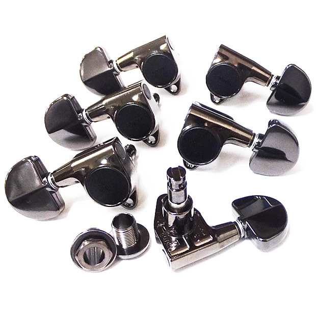 GOTOH ゴトー ギター ペグ SG301MG マグナムロック 20 CK(コスモブラック) L3R3 両側 6個セット 【SG301MG-01/CK/L3R3】