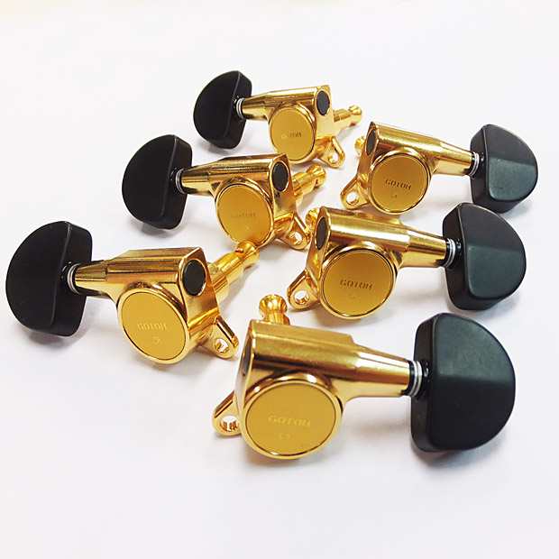 GOTOH ゴトー ギター ペグ SG381 B20 GG ゴールド L3 R3 両側 6個セット【SG381-B20/L3R3/Gold】