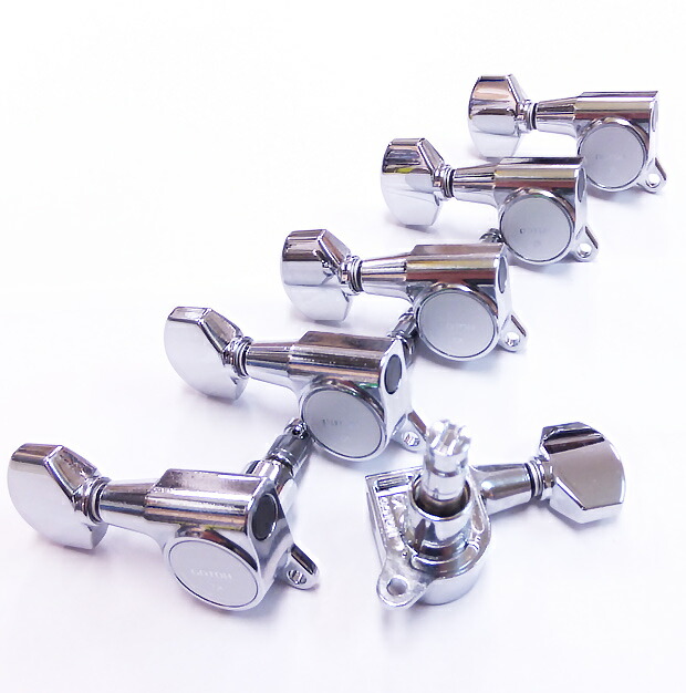 ゴトー ギター ペグ GOTOH SG381MG(マグナムロック) 07 C(クローム) R6 リバースヘッド・左利き用 片側 6個セット 【SG381MG/07/C/R6】の通販は