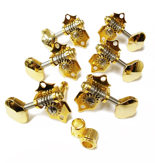 ゴトー ギター ペグ GOTOH SXB510V 06M G(ゴールド) 両側タイプ 6個セット【SXB510V/06M/G】【バタービーンズペグ】パーツ・弦・アクセサリー