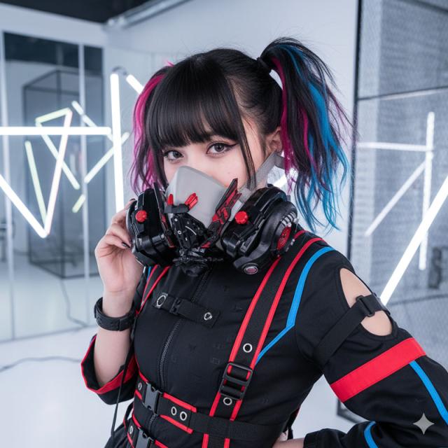 コスプレ用ガスマスク コスプレ サイバーパンク ガスマスク ハロウィン