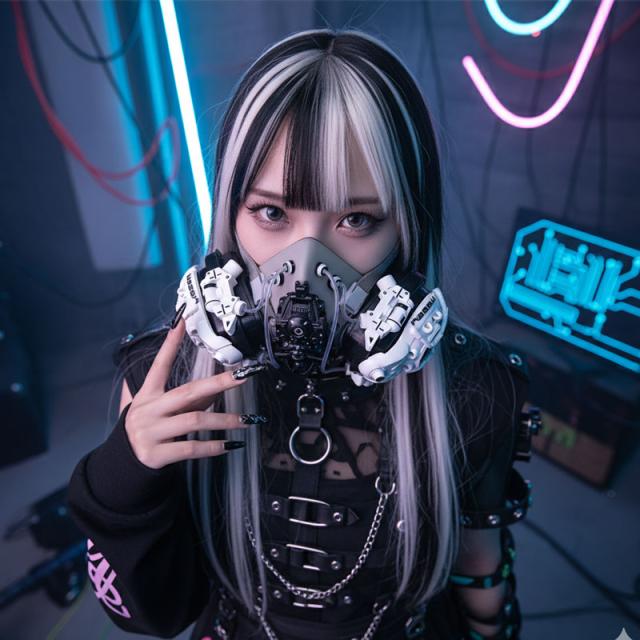 コスプレ用ガスマスク コスプレ サイバーパンク サイバー パンク ガス