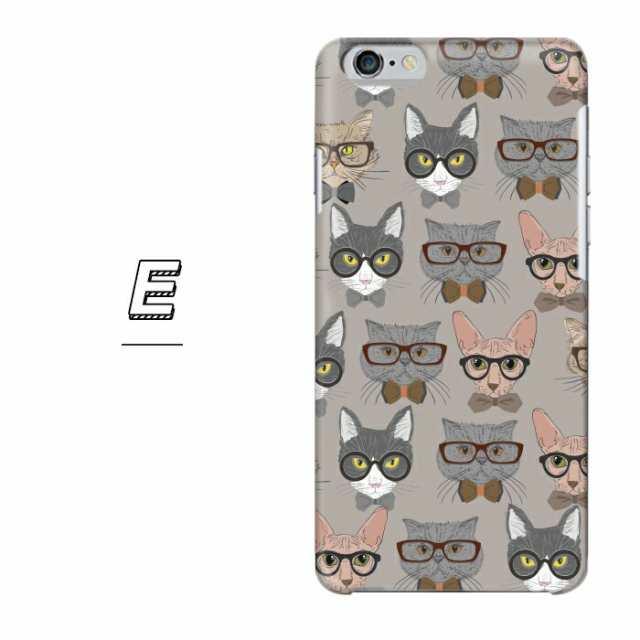 スマホケース ねこ イラスト 眼鏡 おしゃれ 大人かわいい Animal 全機種対応 ハード スマホ スマホケース Hard Rakuten Mini Xperia Monoの通販はau Pay マーケット Anve Au Pay マーケット店