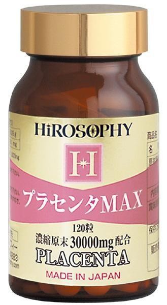 HiROSOPHY ヒロソフィー プラセンタMAX 錠剤タイプ 120粒の通販はau