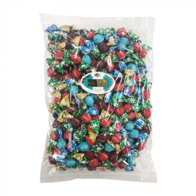 マルルンマンチョコ 300g×15袋 B-12（同梱・代引き不可） タカオカ チョコレートボール 全3種 320g(約190個装入