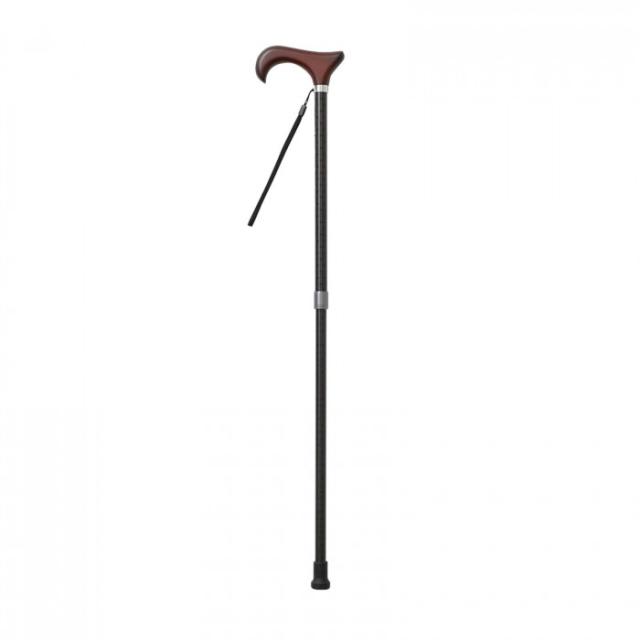 伸縮杖 KOMONステッキ 変わり松 CH233035 A・ブラックの通販は