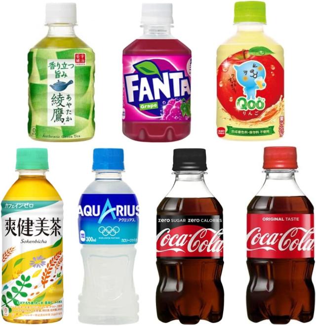 コカコーラ ミニボトル 7種各1 ペットボトル ミニ 炭酸飲料 ジュース 