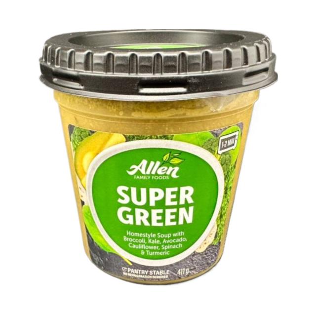 野菜スープ カップ レトルト スーパー グリーンスープ 411g×4個