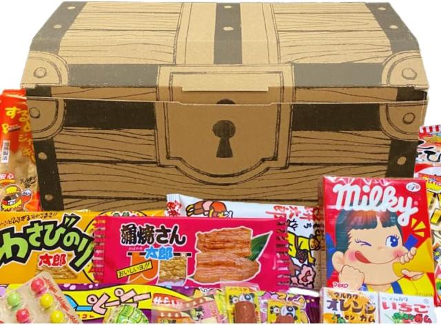 駄菓子 詰め合わせ 40点セット 宝箱BOX 大容量 プレゼント ギフト お