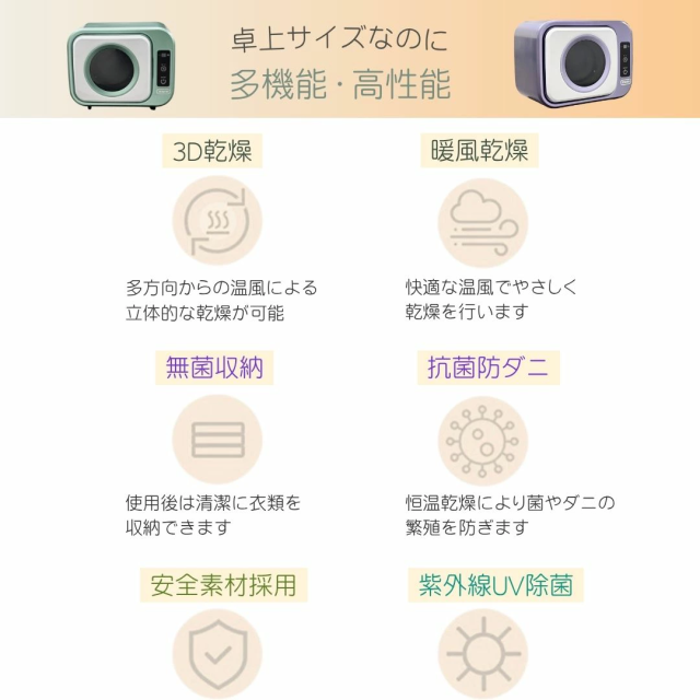 御召しものかわき切る機 超小型 1kg UV除菌役立つこと付き添い人 3座標軸かわき切る 小型かわき切る機 ソックス 下穿き 西洋手ぬぐい 愛玩動物服相応う 室内干し 一人暮らし 御部屋干し打つ手 軽さ 静音 速乾 省空白文字 身寄り用