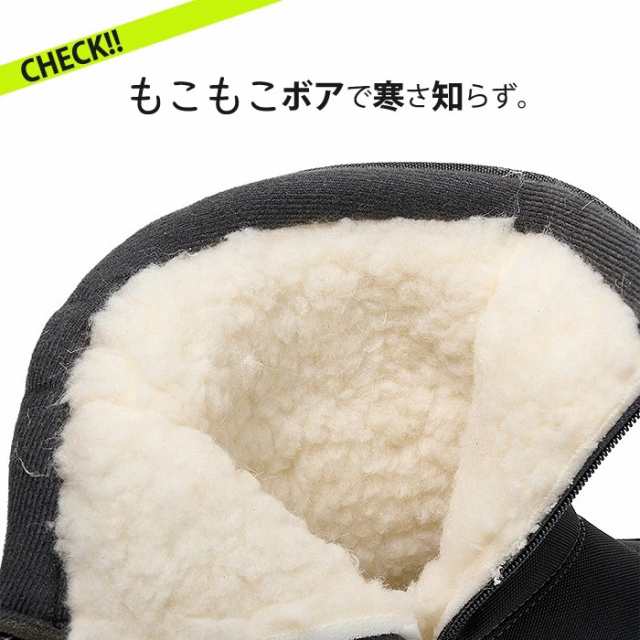 販売販売 [Mishansha] スノーブーツ 完全防水 防寒靴 裏ボア 暖かい 冬