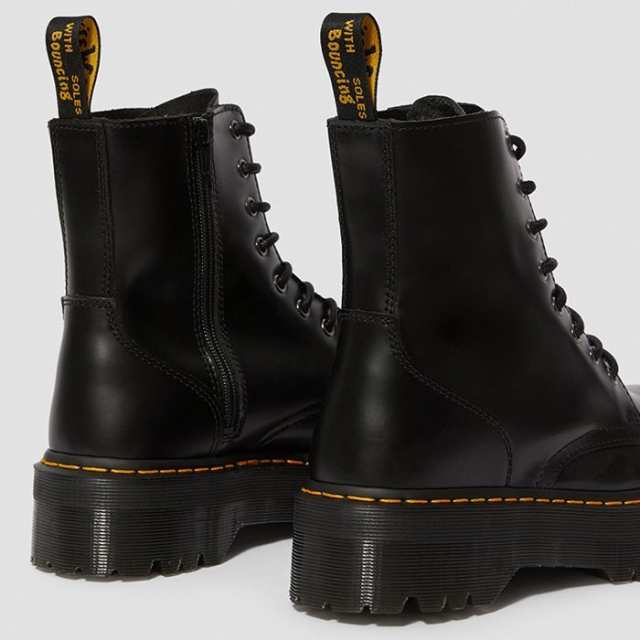 ドクターマーチン ブーツ メンズ レディース 8ホールブーツ DR.MARTENS 黒 ブラック 靴 シューズ サイドジップ 厚底　全国送料無料｜au  PAY マーケット