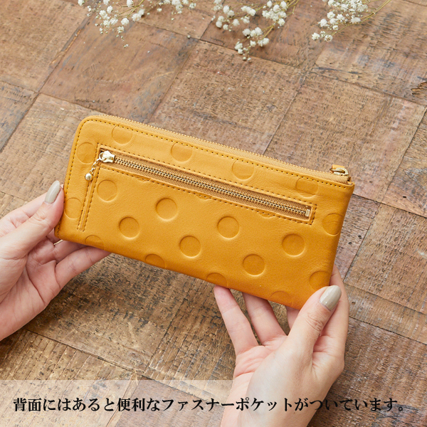 本革 財布 レディース ズッケロ アンシグネ 日本製 国産 L字ファスナー