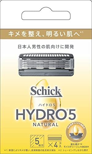 シック Schick ハイドロ5ナチュラル 替刃(4コ入)