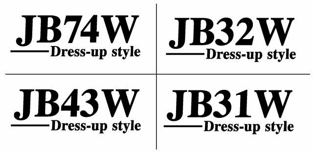 ジムニーシエラ ドレスアップスタイル ロゴ 特大サイズ カッティングステッカー 選べるデザイン JB74W JB43W JB32W  JB31Wの通販はau PAY マーケット - RESTT