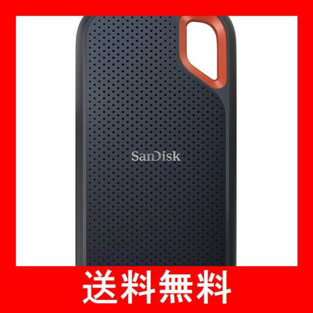 SanDisk SSD 外付け 1TB USB3.2Gen2 読出最大1050MB/秒 防滴防塵 SDSSDE61-1T00-GH25 エクストリーム  ポータブルSSD V2 Win Mac PS4 PS5 ｜au PAY マーケット