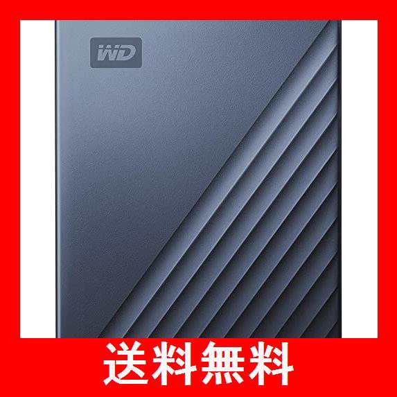 WD ポータブルHDD 5TB USB Type-C ブルー My Passport Ultra 暗号化