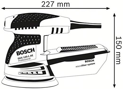 Bosch Professional(ボッシュ) 吸じんランダムアクションサンダー+