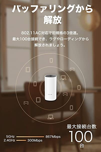 TP-Link メッシュ WiFi ルーター 【 PS5 / ipad / Nintendo Switch