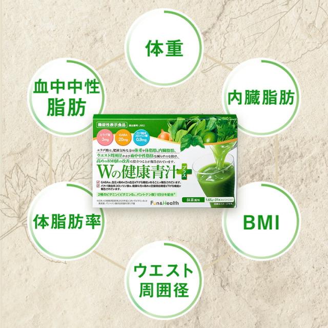 公式】青汁 乳酸菌 Wの健康青汁プラス / 新日本製薬 / 機能性表示食品