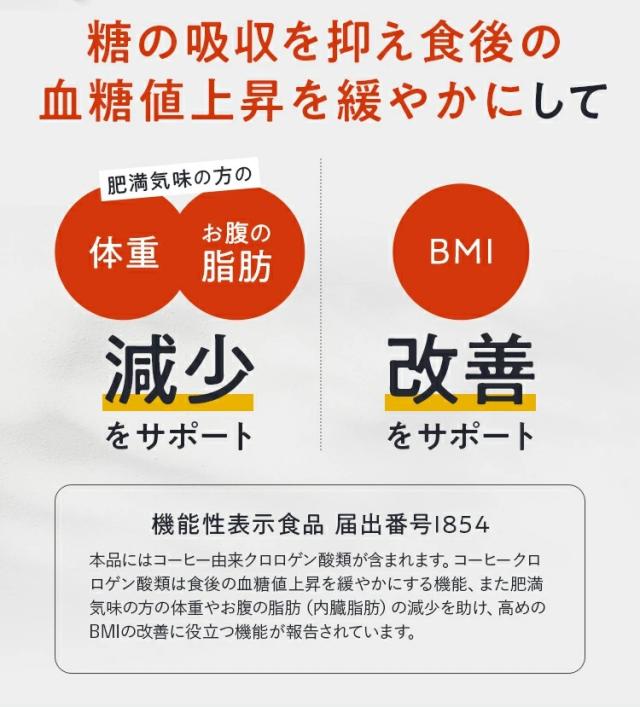 体重ケアコーヒー スリモアコーヒー Slimore Coffee 機能性表示食品