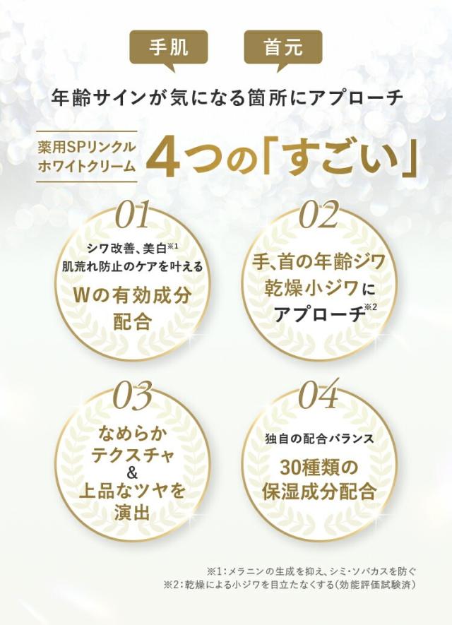 公式】パーフェクトワン 薬用SPリンクルホワイトクリーム 新日本
