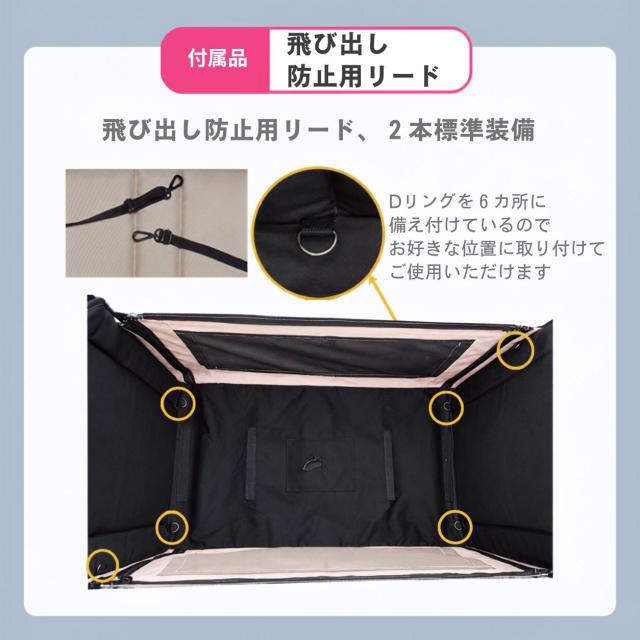 Cozy Cross+ 愛玩動物手押し車 大型犬 多頭飼い 中型犬 折りたたみ 伸び伸びする極点付き添い人 耐荷重50kg ペットバギー ドッグカート