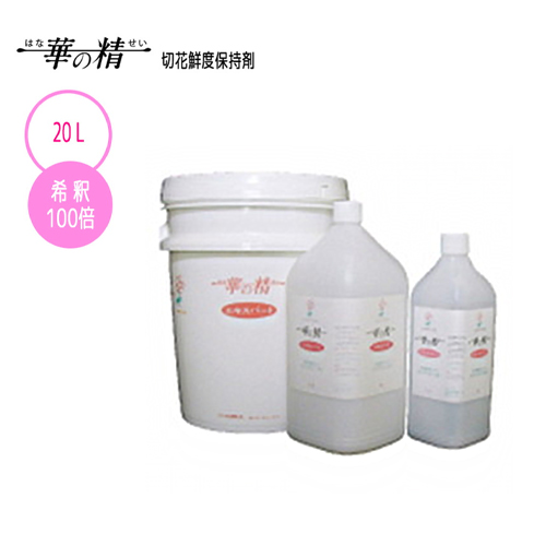 パレス化学 切花鮮度保持剤 華の精 エキスパート 20L 100倍液 ガーデニング 園芸 華道 家庭菜園 花長持ち 延命剤 活性剤 栄養 植物 切花 大容量 パレス化 代引不可生花・切り花