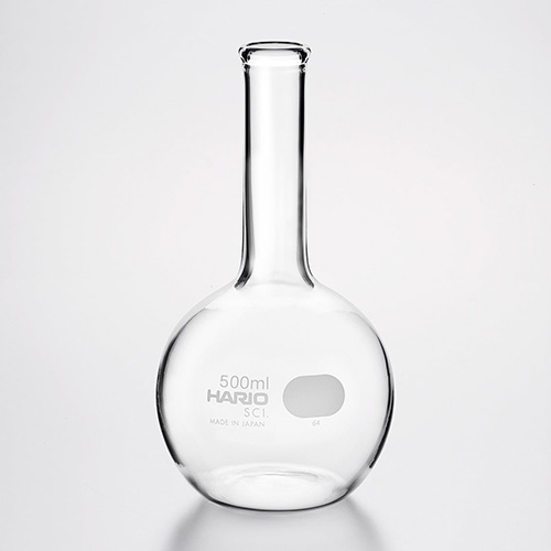 HARIO 平底フラスコ 500ml 6個入 HF-500 SCI ハリオ 花瓶 フラワーベース 松k直送