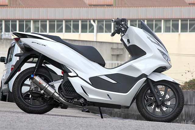 Valiente (バリエンテ) ホンダ PCX125/PCX150 (JF81/KF30) バイクマフラー Corto コルト チタンソリッド マフラー スポーツタイプ