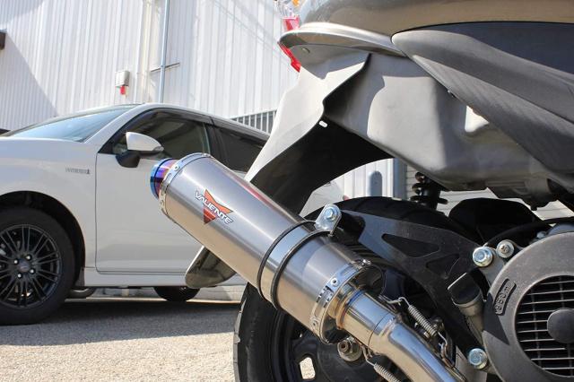 Valiente (バリエンテ) スズキ 09アドレス V125S/V125G (CF4EA/CF4MA) バイクマフラー (O2センサー対応) Dura デュラ チタンソリッド マフラー スポーツタイプ ADDRESS_3