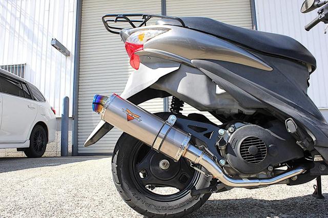 Valiente (バリエンテ) スズキ 09アドレス V125S/V125G (CF4EA/CF4MA) バイクマフラー (O2センサー対応) Dura デュラ チタンソリッド マフラー スポーツタイプ ADDRESS_4